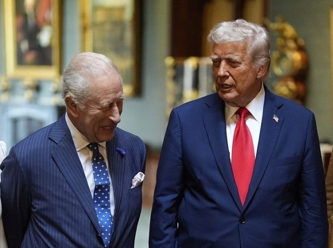 Трамп объявил о предстоящем визите британского короля в США